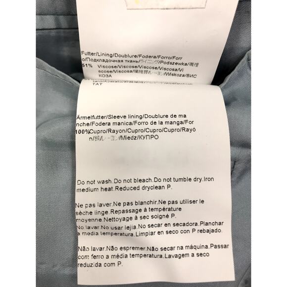 HUGO BOSS Pasolini Wool Blend Blazer Men 44R Black Business Timeless Made In USA - Picture 13 of 16